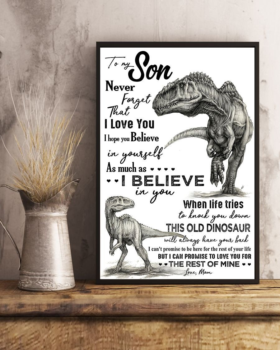 To My Son Poster - Great Gifts For Your Son-A Loves Gift