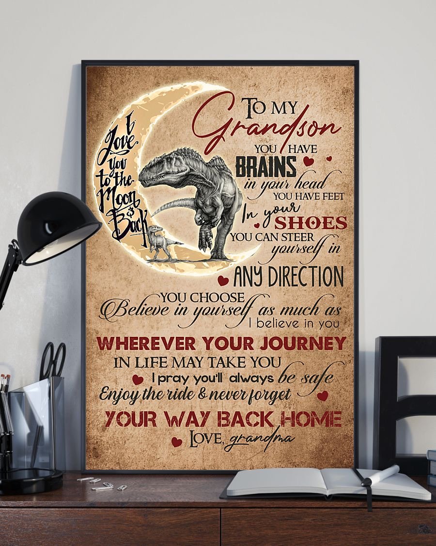 To My Grandson Poster-A Loves Gift