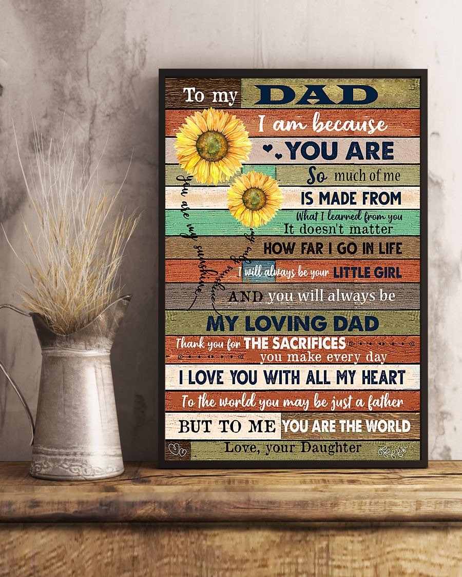 To My Dad Poster-A Loves Gift