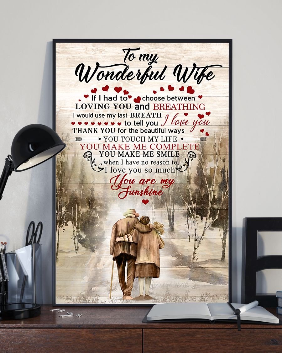 Perfect Gifts For Wife - To My Wife  Poster-A Loves Gift