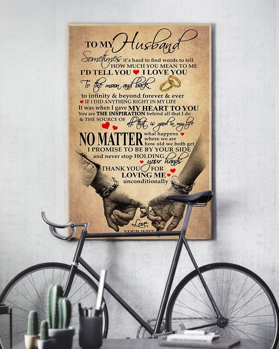 Perfect Gifts For Husband - To My Husband Poster-A Loves Gift