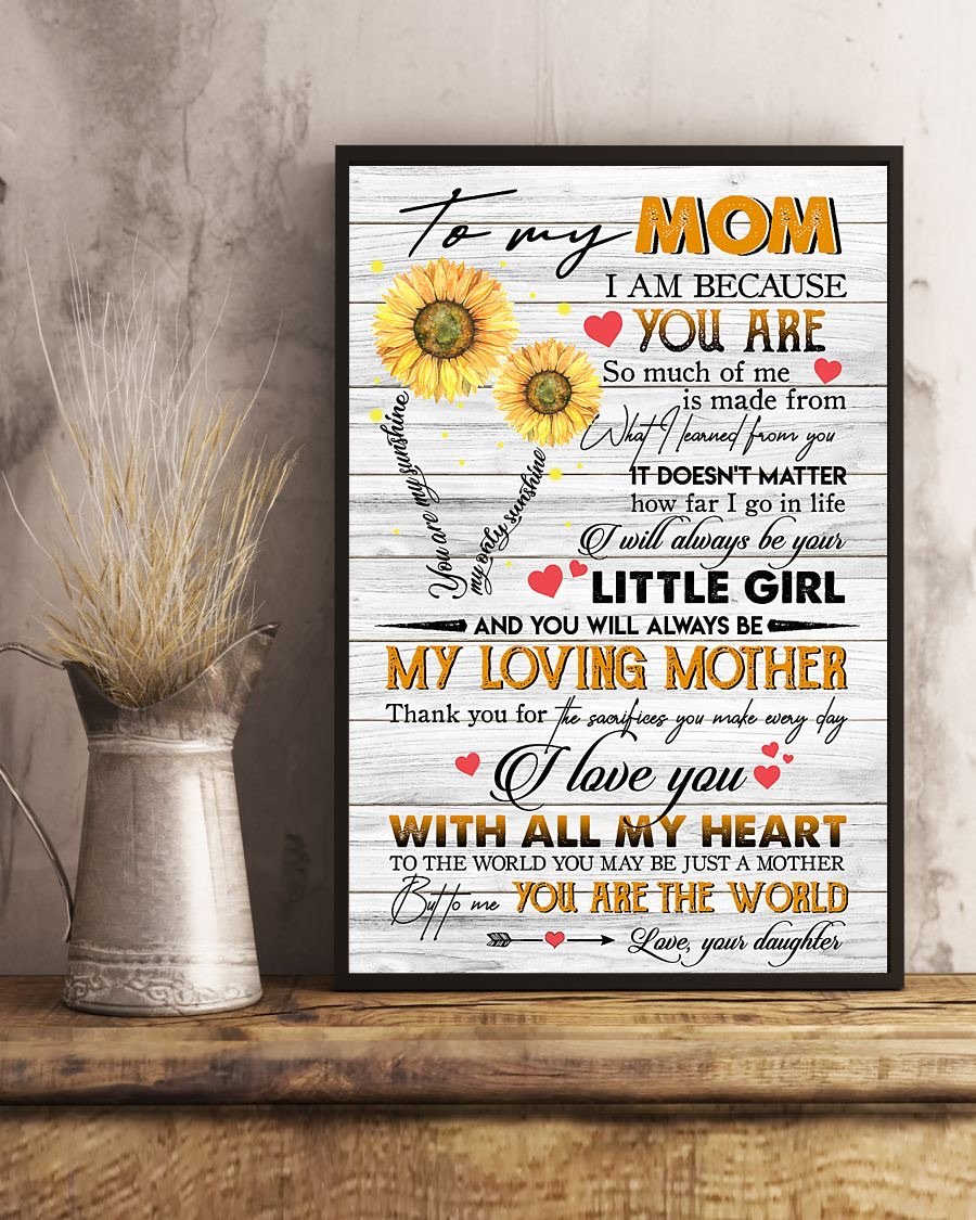 To My Mom Poster-A Loves Gift