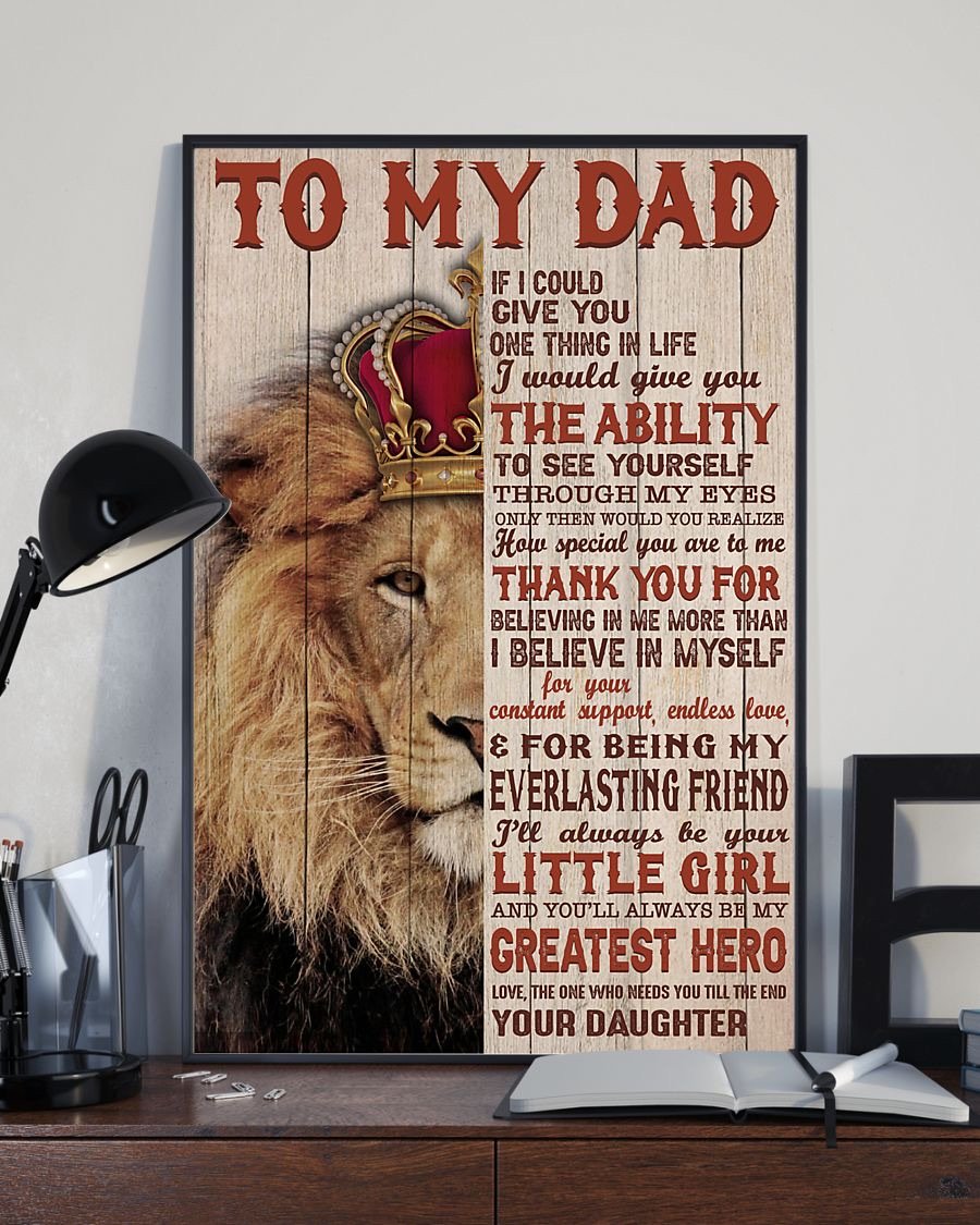 To My Dad Poster-A Loves Gift