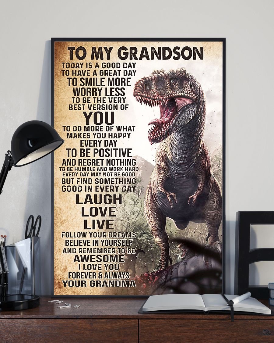 To My Grandson Poster-A Loves Gift
