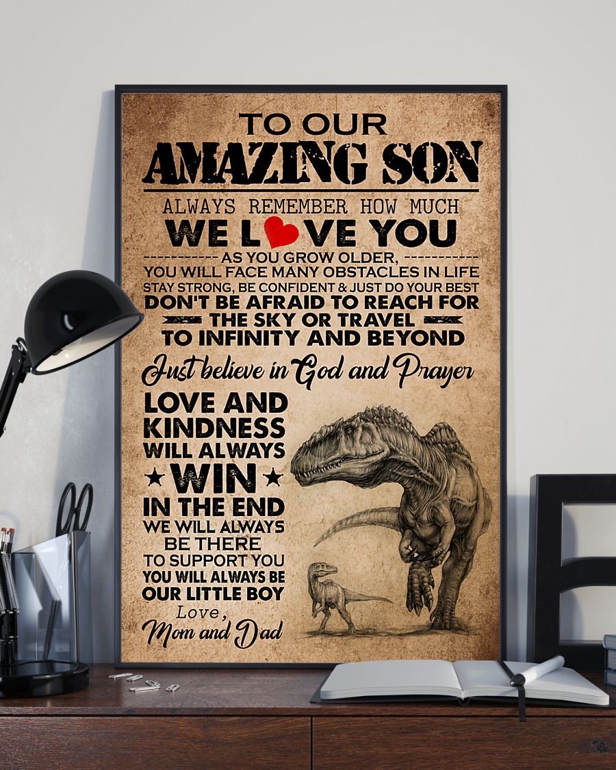 To My Son Poster - Great Gifts For Your Son-A Loves Gift