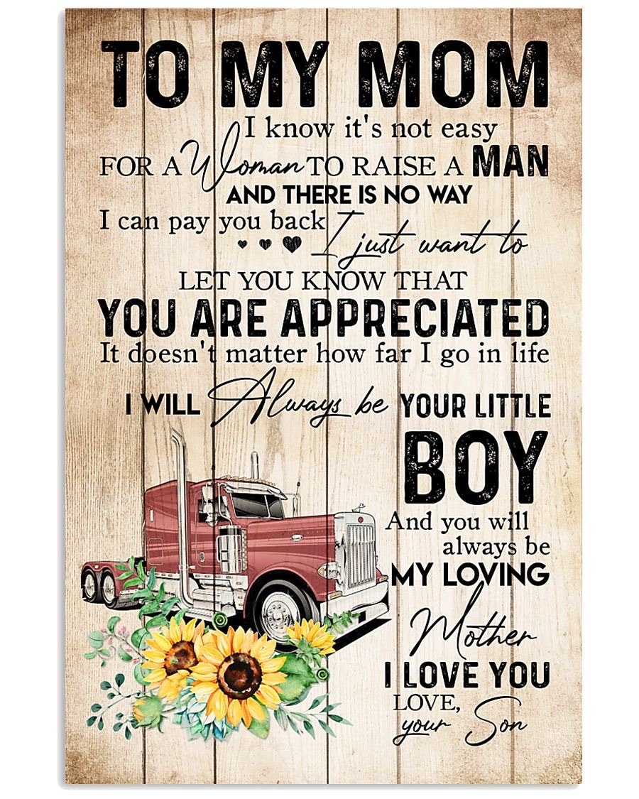 To My Mom Poster-A Loves Gift