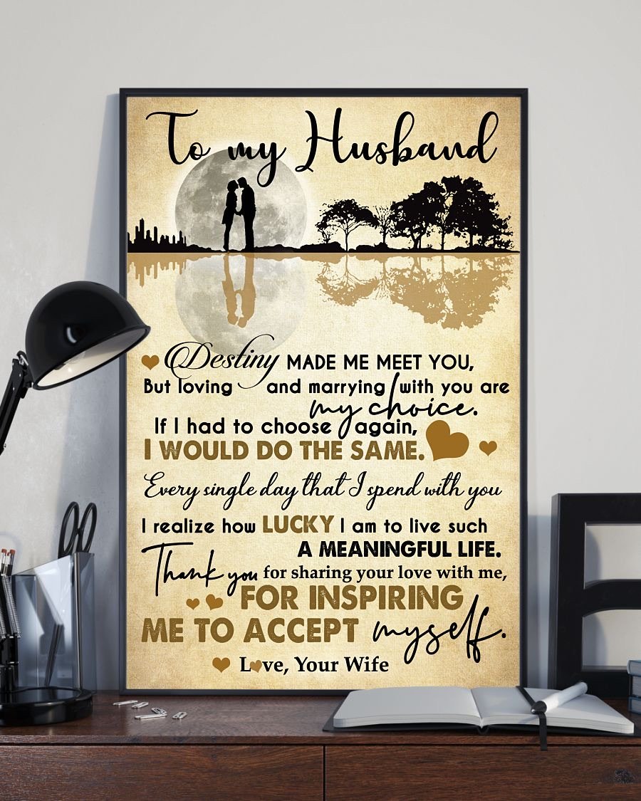 Perfect Gifts For Husband - To My Husband Poster-A Loves Gift