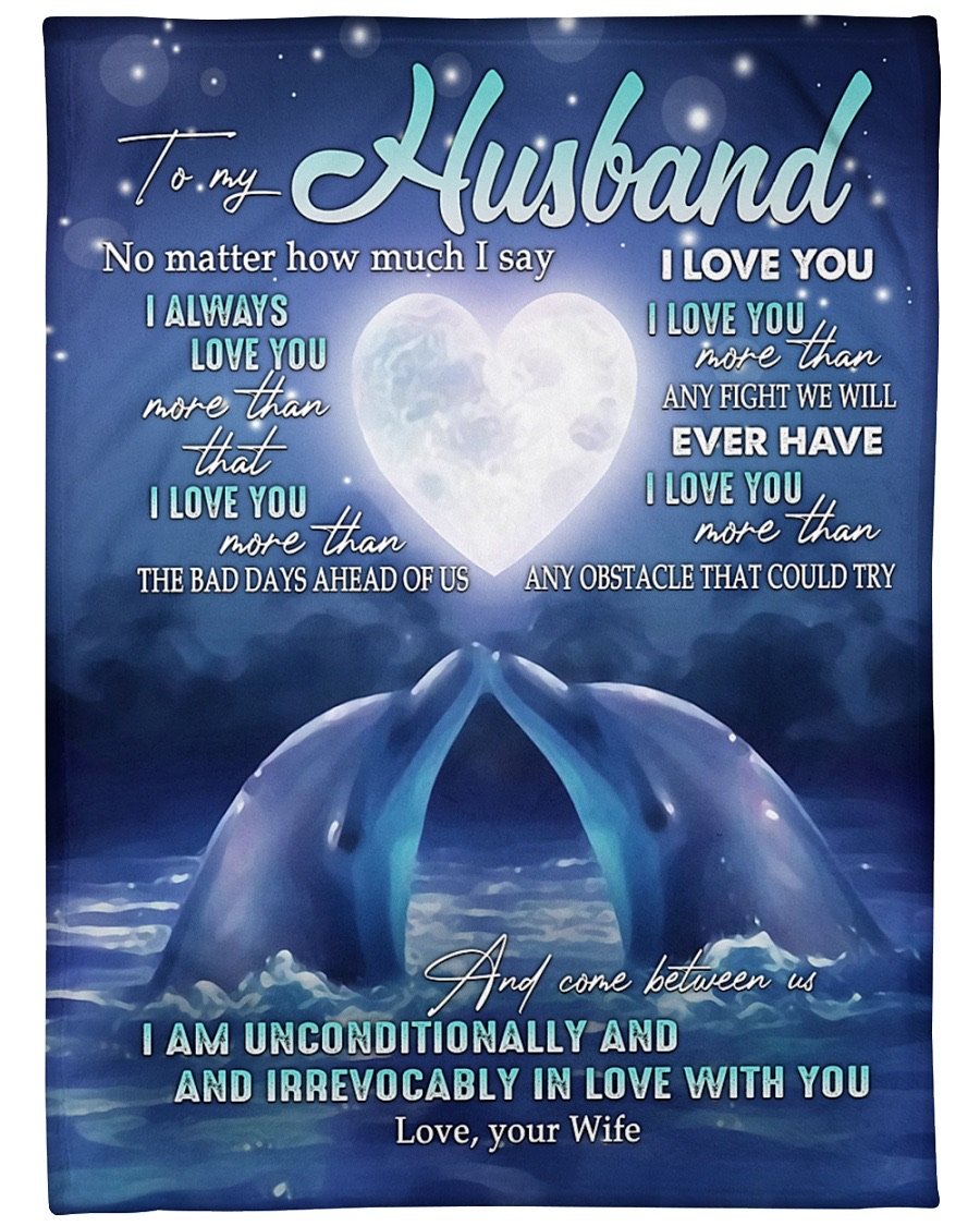 Fleece Blanket - To My Husband Fleece Blanket-A Loves Gift