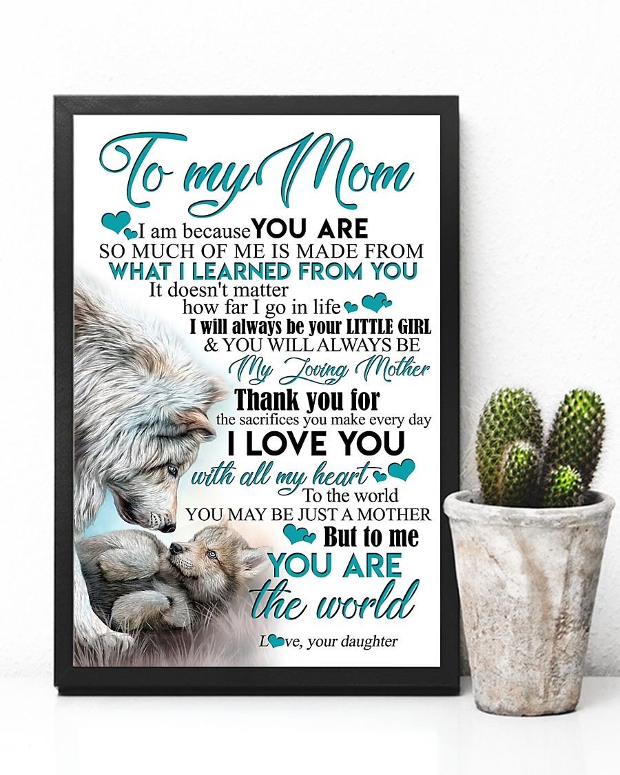 To My Mom Poster-A Loves Gift