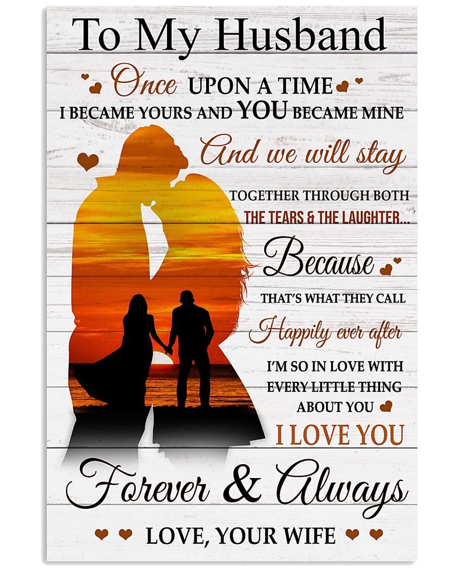 Perfect Gifts For Husband - To My Husband Poster-A Loves Gift