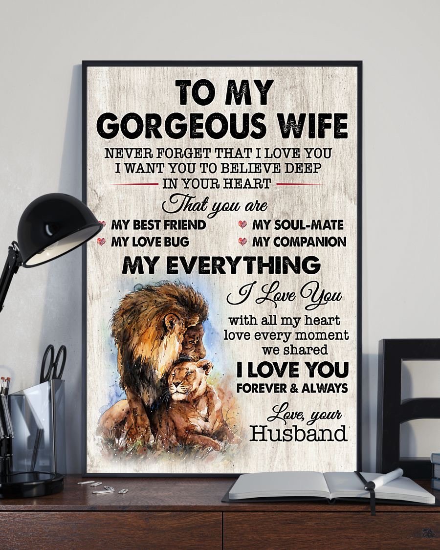 Perfect Gifts For Wife - To My Wife  Poster-A Loves Gift