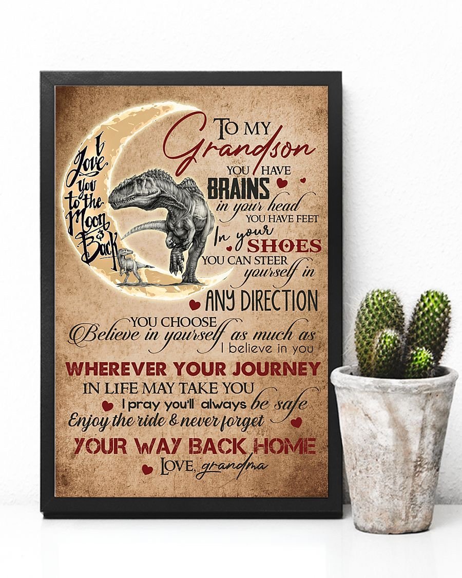 To My Grandson Poster-A Loves Gift