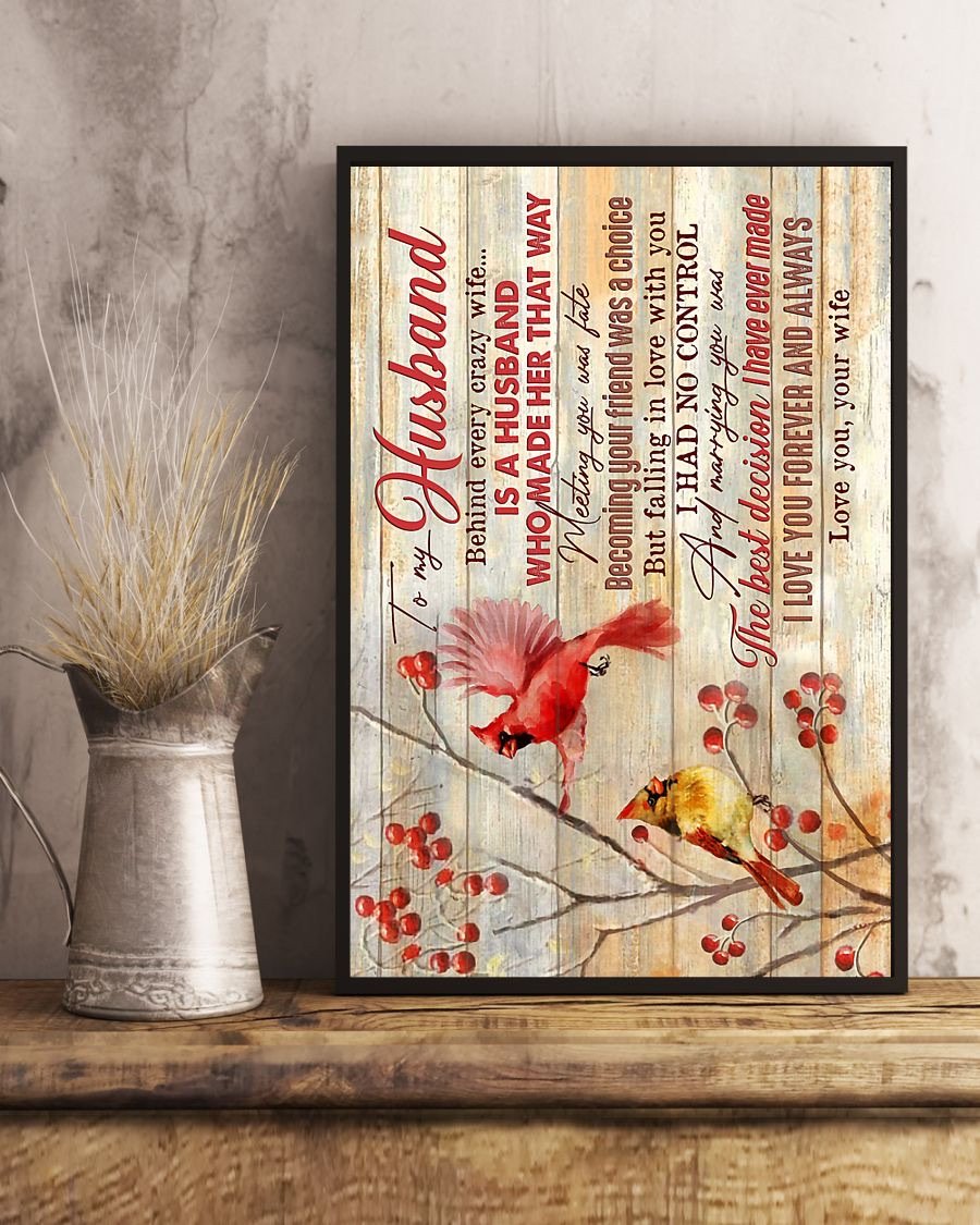 Perfect Gifts For Husband - To My Husband Poster-A Loves Gift