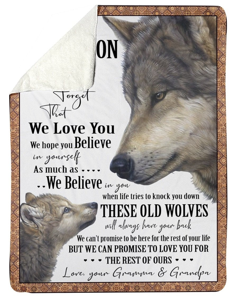 Fleece Blanket - To My Husband Fleece Blanket-A Loves Gift