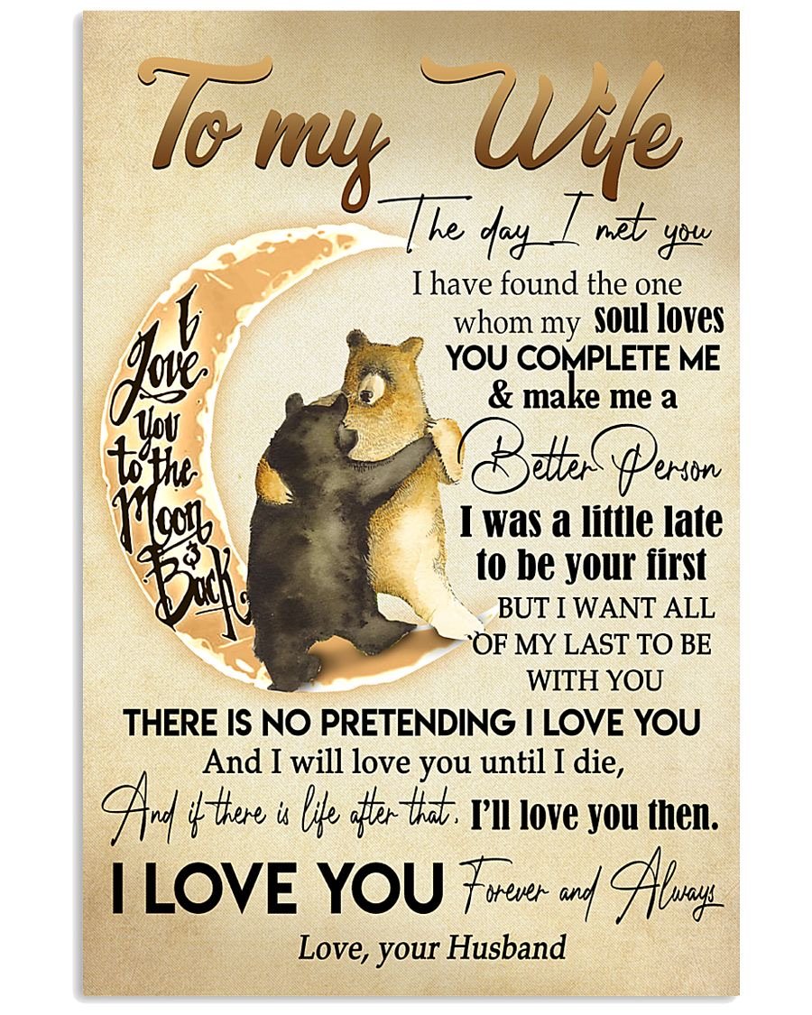 Perfect Gifts For Wife - To My Wife  Poster-A Loves Gift