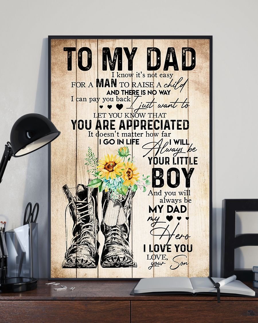To My Dad Poster-A Loves Gift