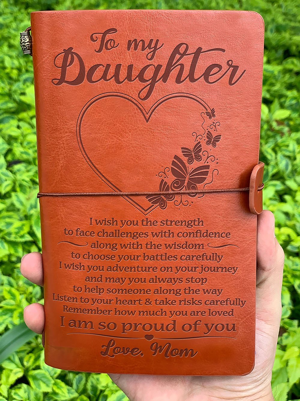 To My Daughter - Vintage Journal Notebook-A Loves Gift