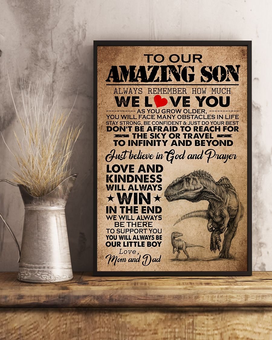 To My Son Poster - Great Gifts For Your Son-A Loves Gift
