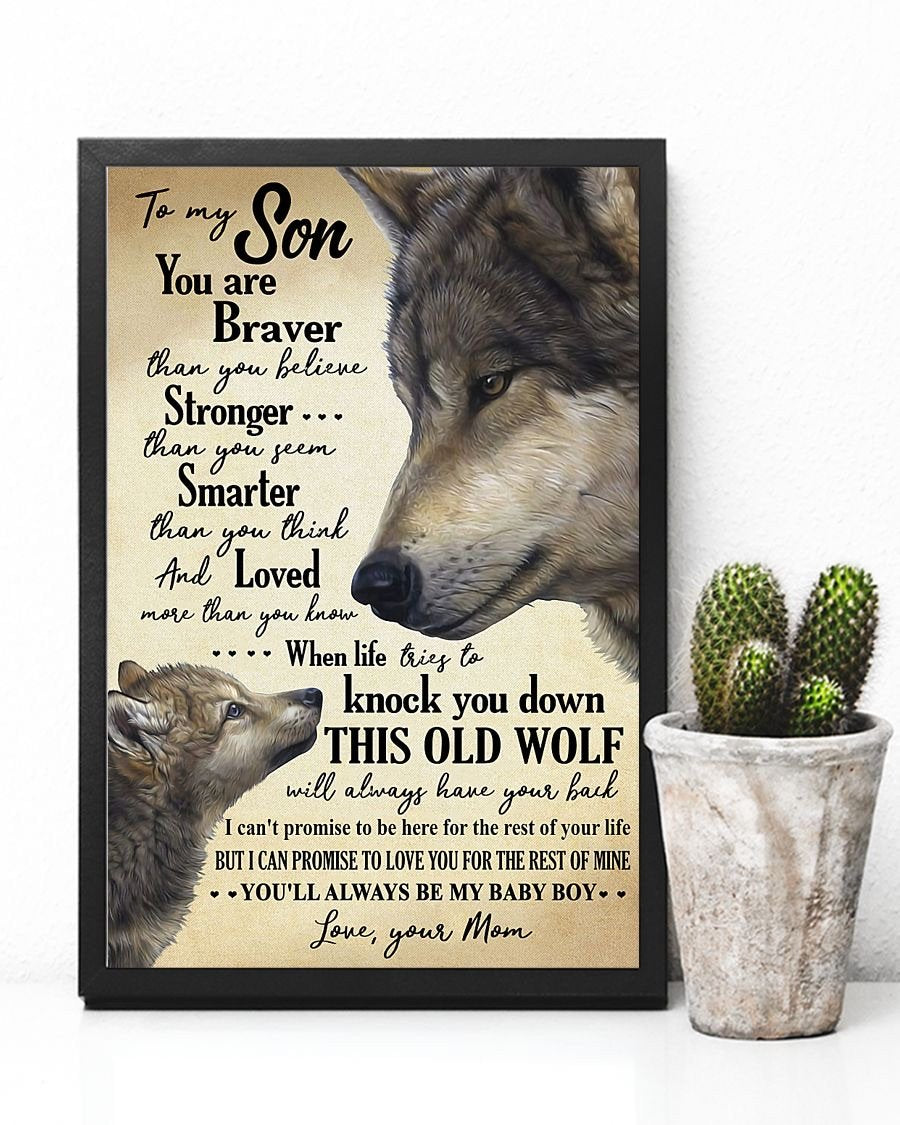 To My Son Poster - Great Gifts For Your Son-A Loves Gift