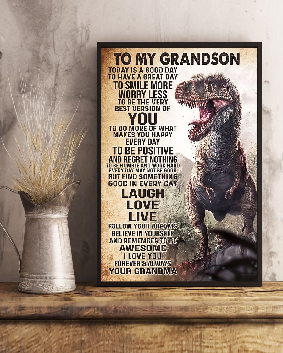 To My Grandson Poster-A Loves Gift