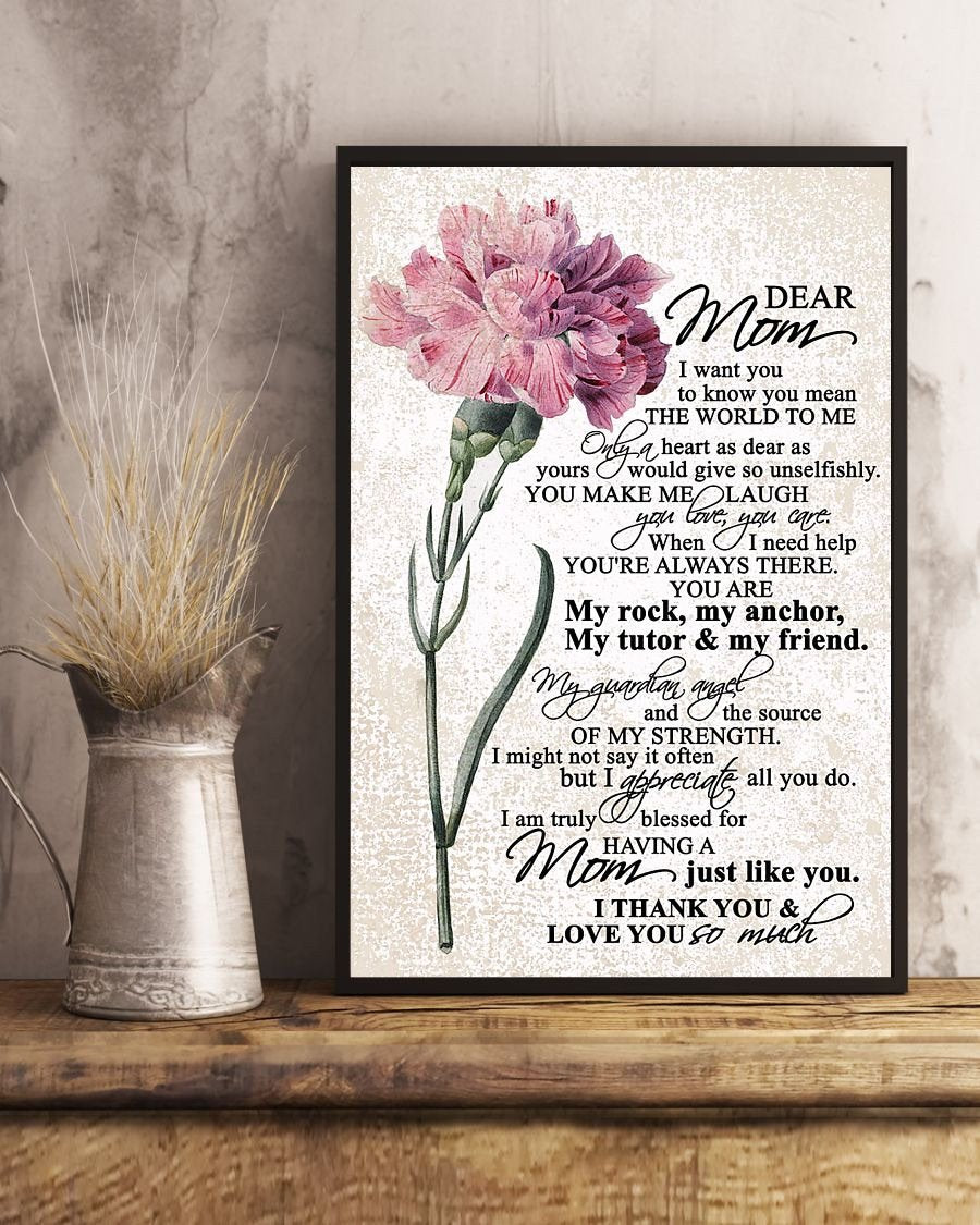 To My Mom Poster-A Loves Gift
