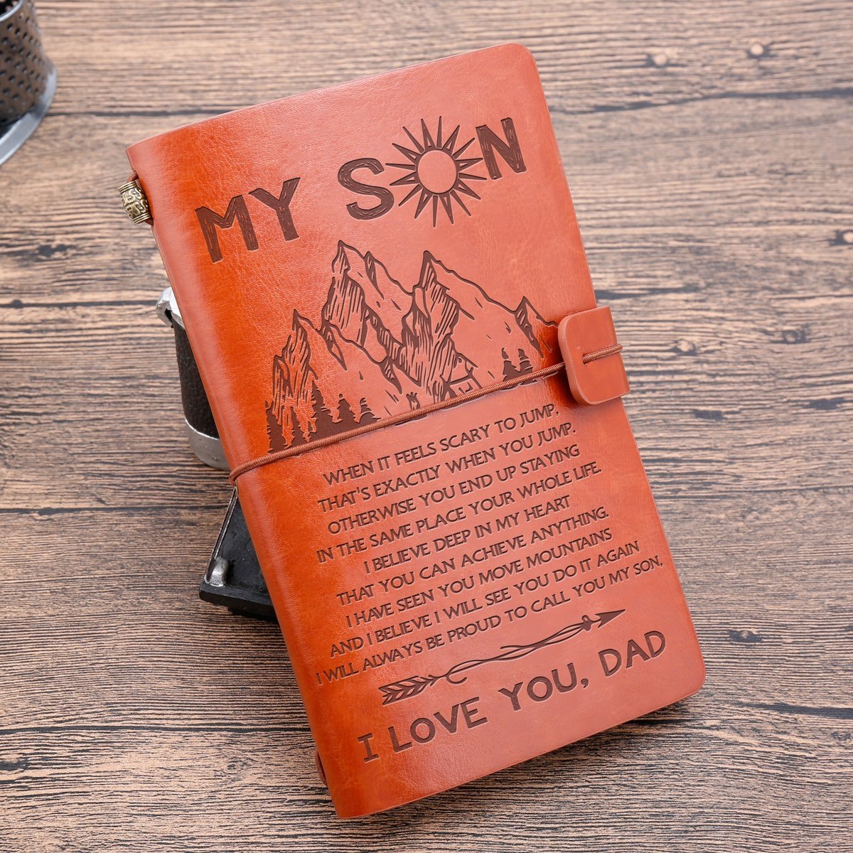To My Son - Vintage Journal Notebook-A Loves Gift