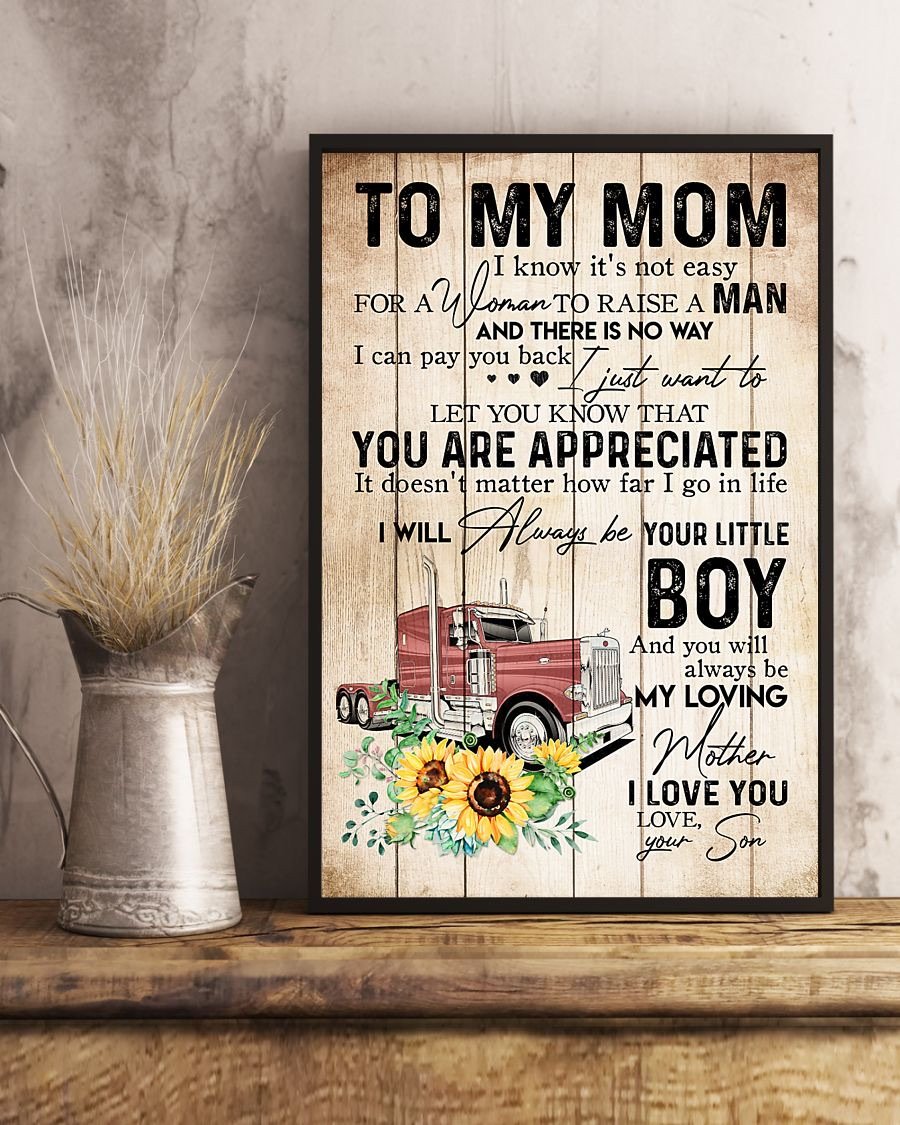 To My Mom Poster-A Loves Gift