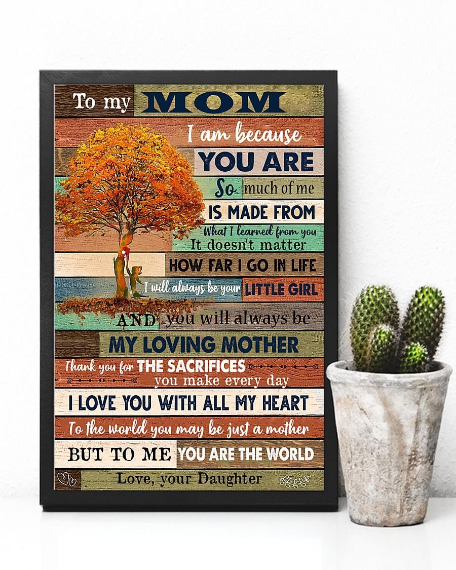 To My Mom Poster-A Loves Gift