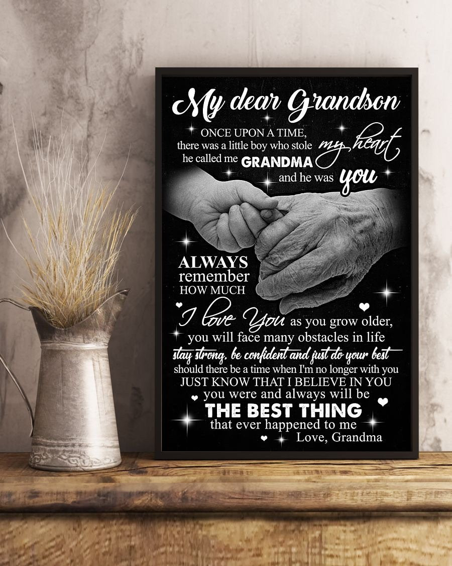 To My Grandson Poster-A Loves Gift