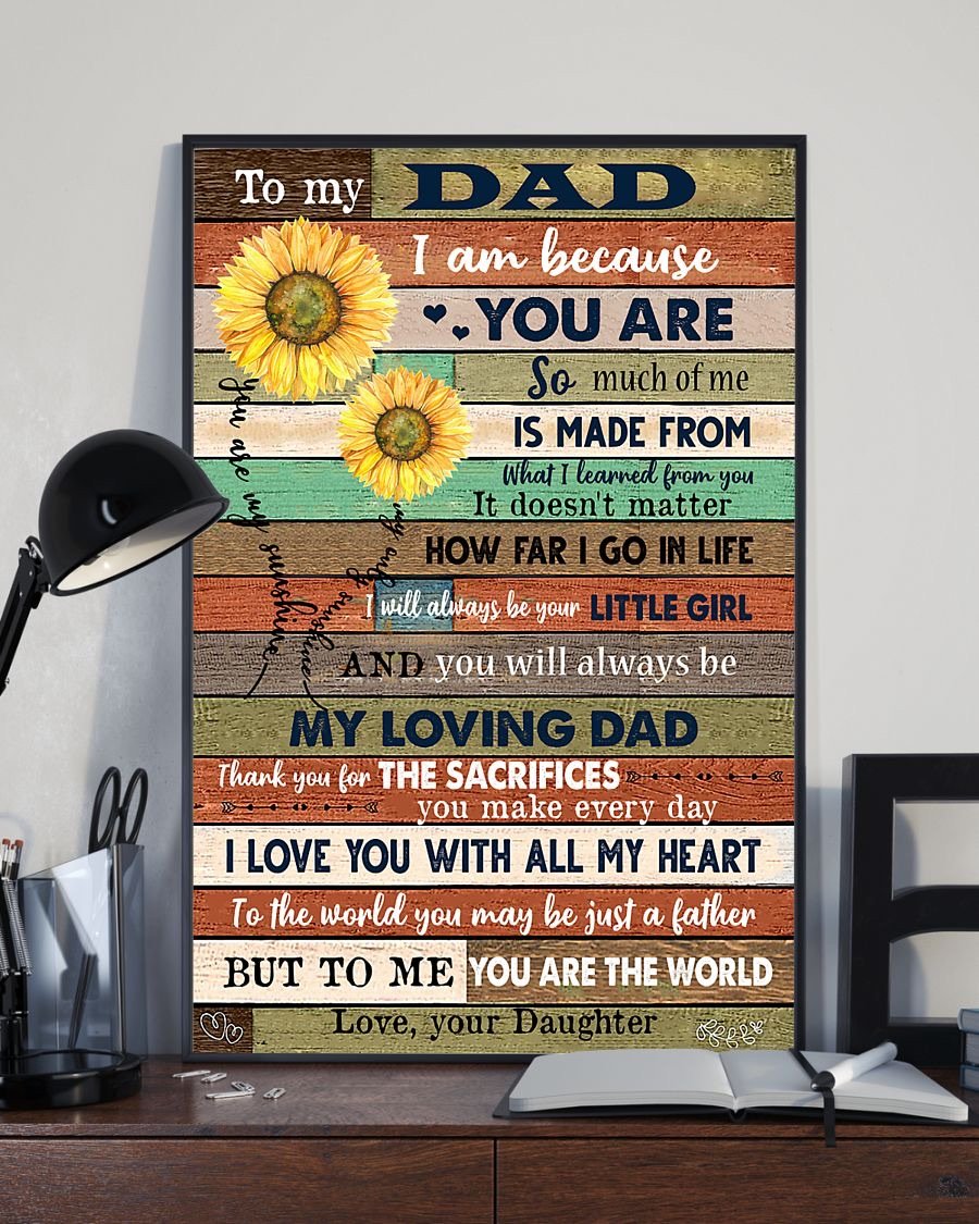 To My Dad Poster-A Loves Gift