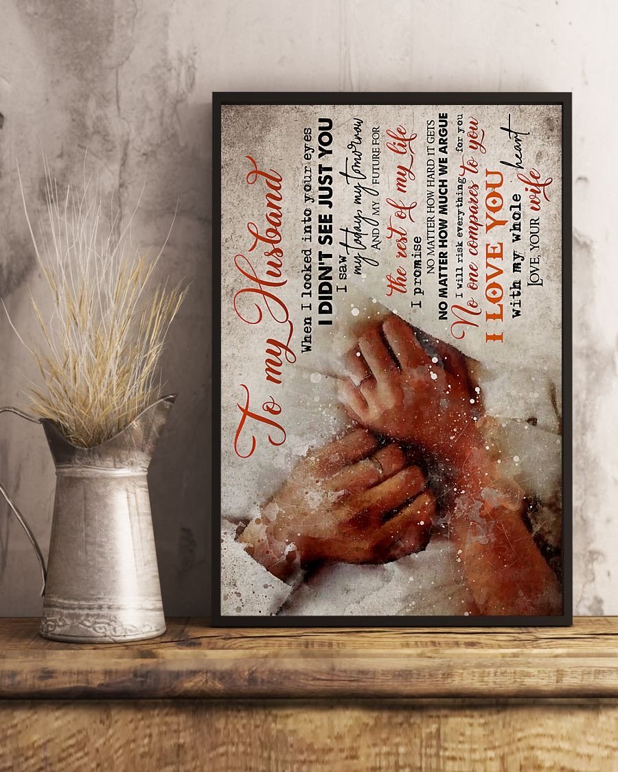Perfect Gifts For Husband - To My Husband Poster-A Loves Gift