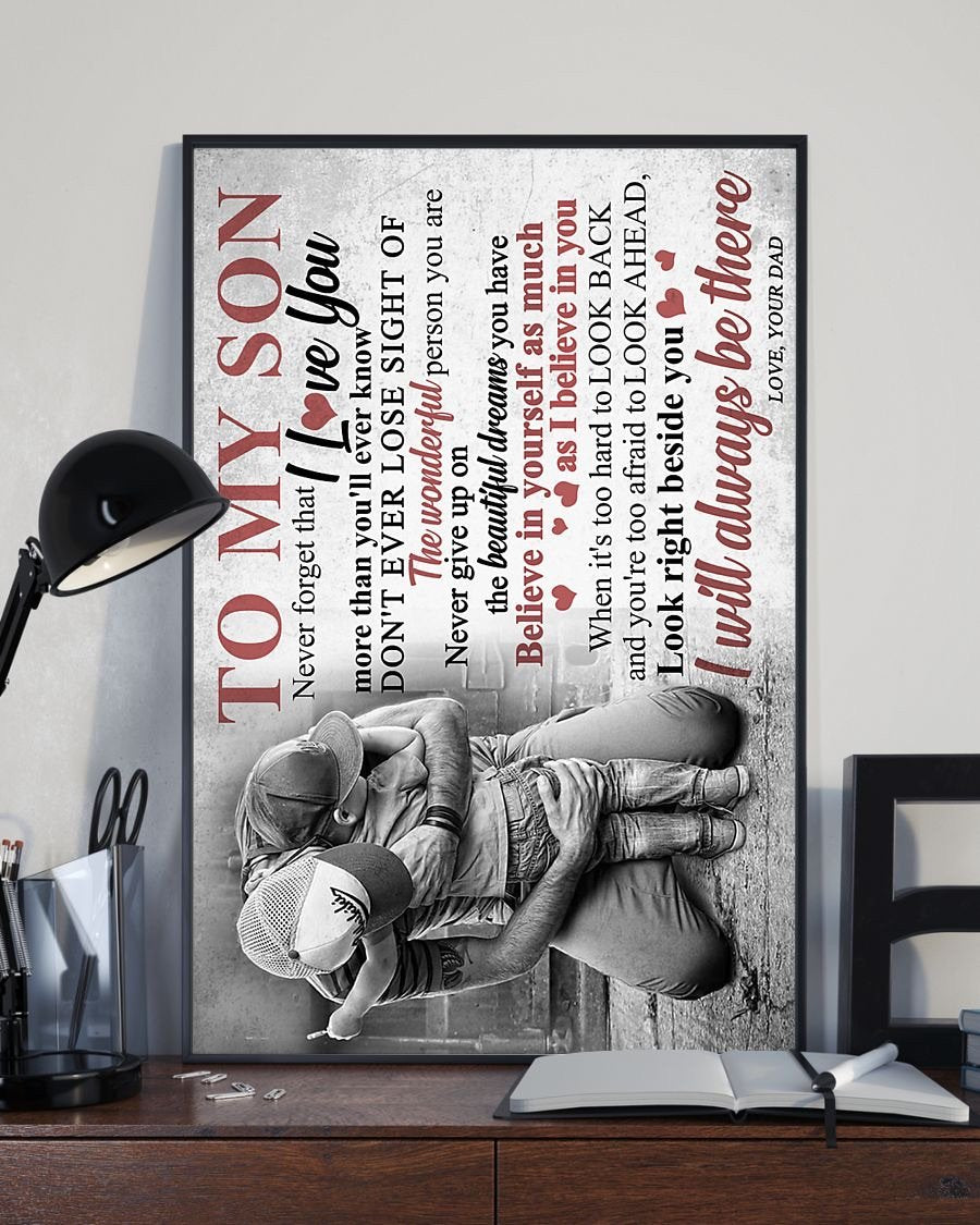 To My Son Poster - Great Gifts For Your Son-A Loves Gift