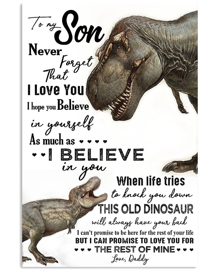 To My Son Poster - Great Gifts For Your Son-A Loves Gift