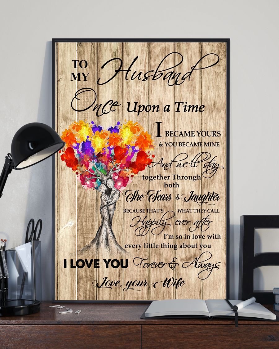 Perfect Gifts For Husband - To My Husband Poster-A Loves Gift