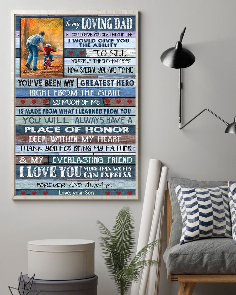 To My Dad Poster-A Loves Gift