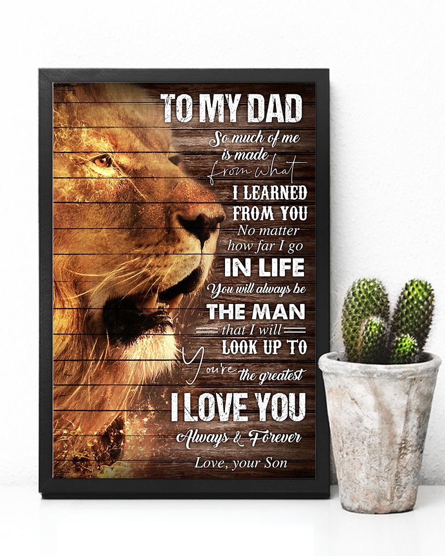 To My Dad Poster-A Loves Gift