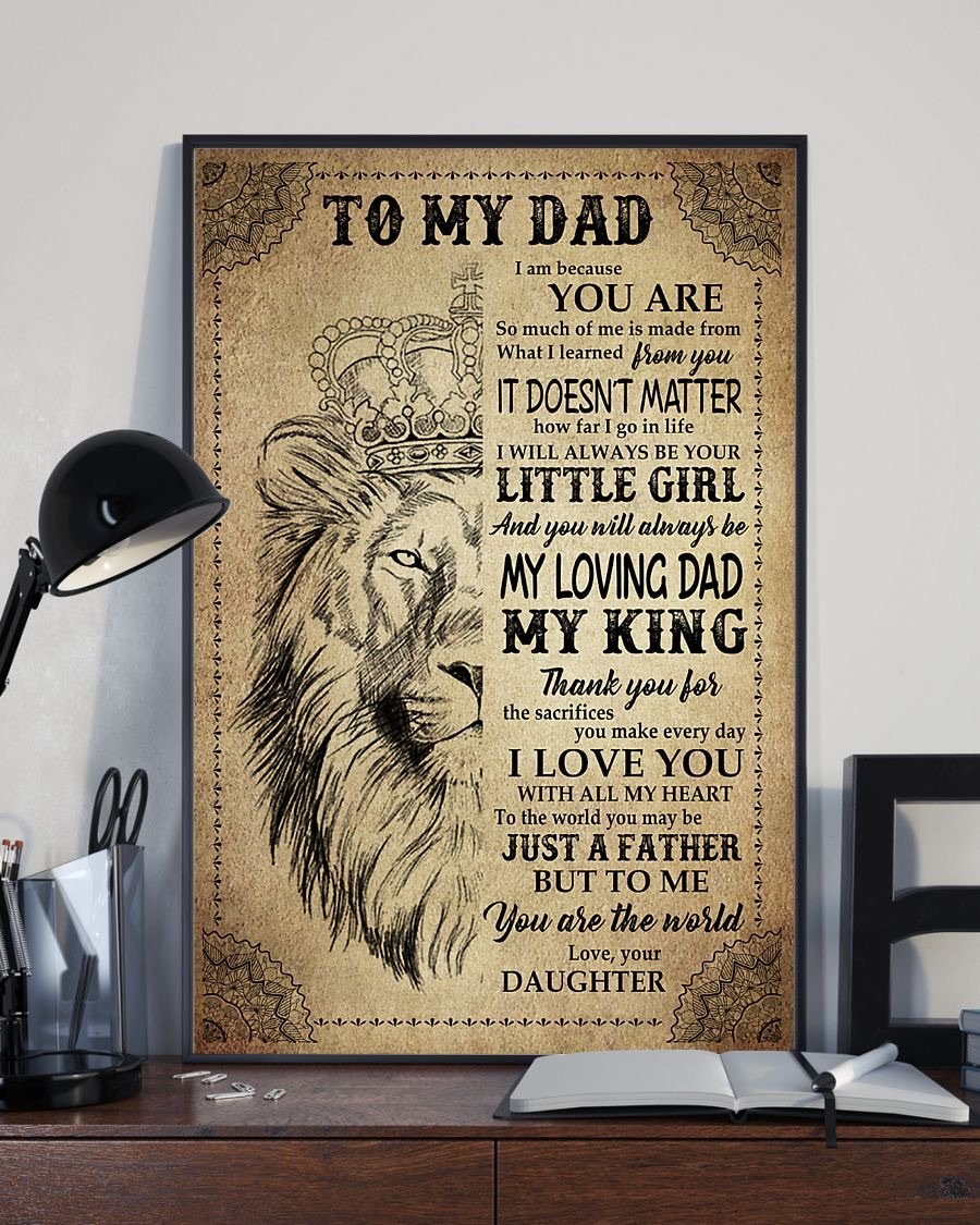 To My Dad Poster-A Loves Gift