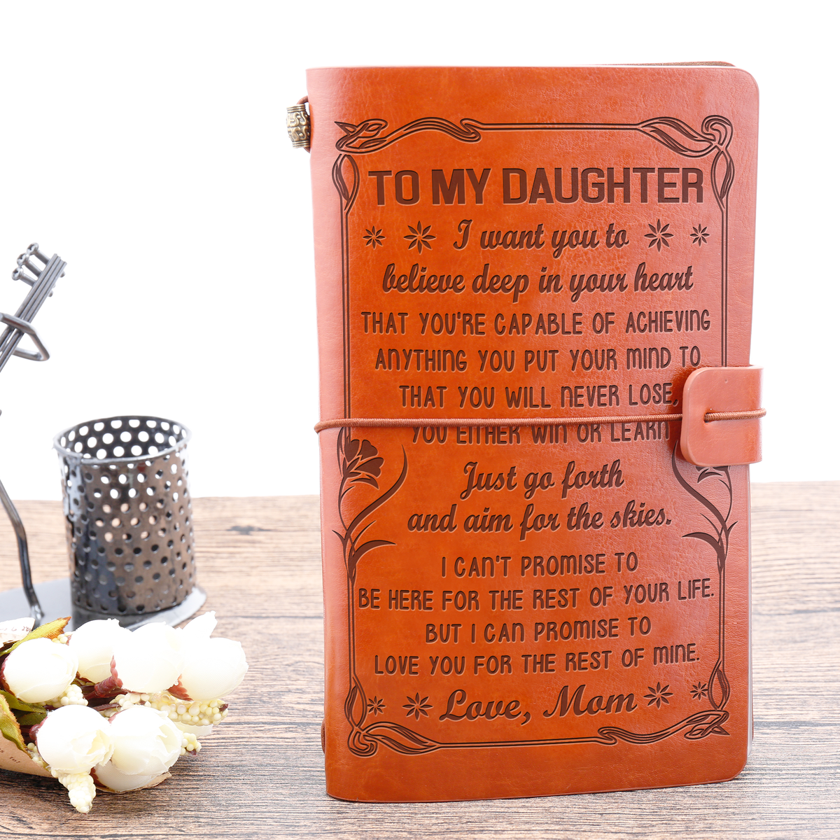 To My Daughter - Vintage Journal Notebook-A Loves Gift