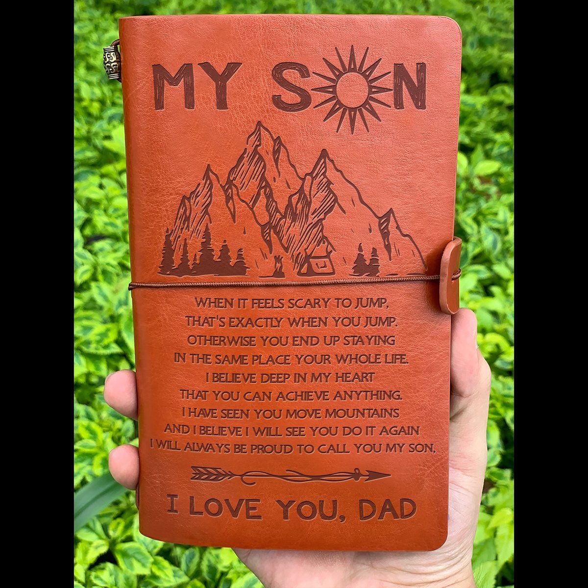 To My Son - Vintage Journal Notebook-A Loves Gift