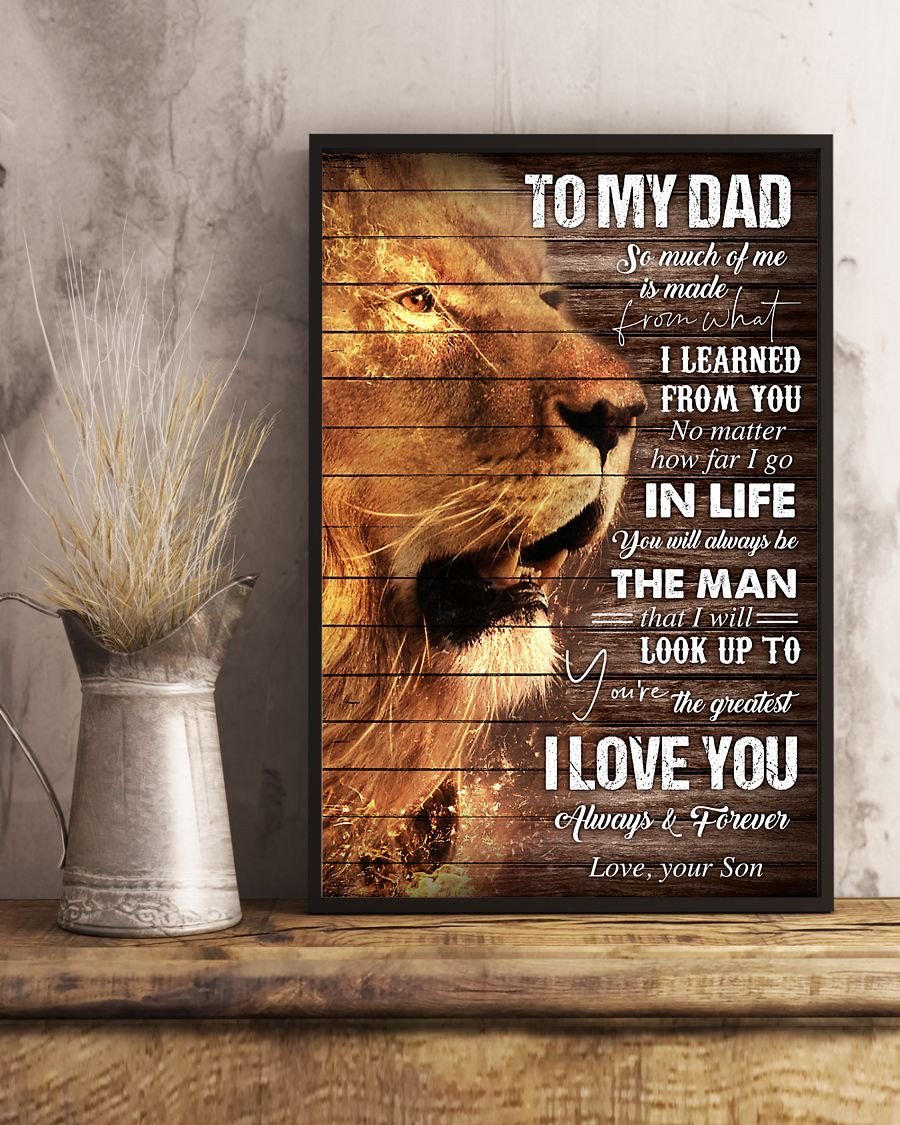 To My Dad Poster-A Loves Gift