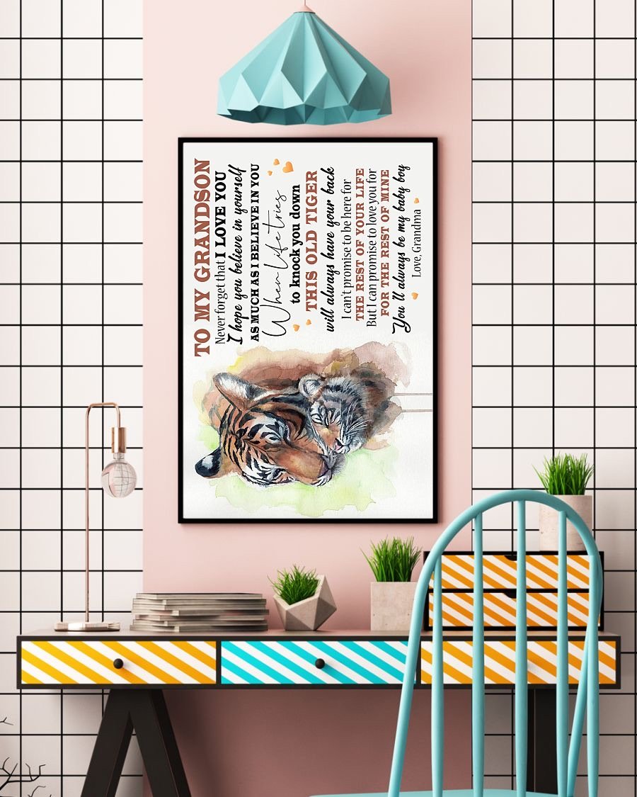 To My Grandson Poster-A Loves Gift