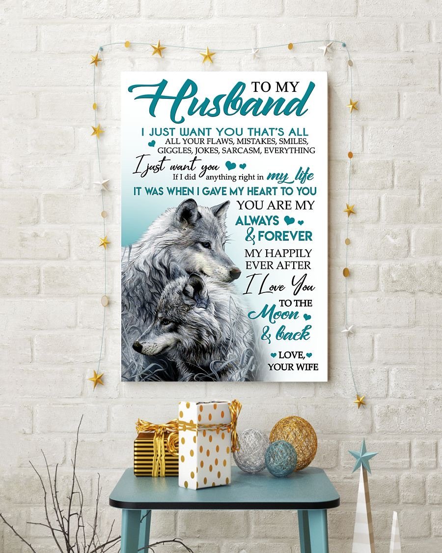 Perfect Gifts For Husband - To My Husband Poster-A Loves Gift