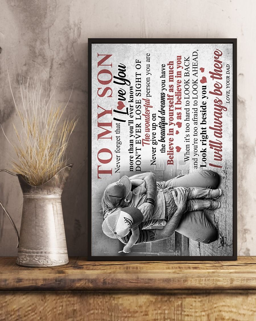 To My Son Poster - Great Gifts For Your Son-A Loves Gift