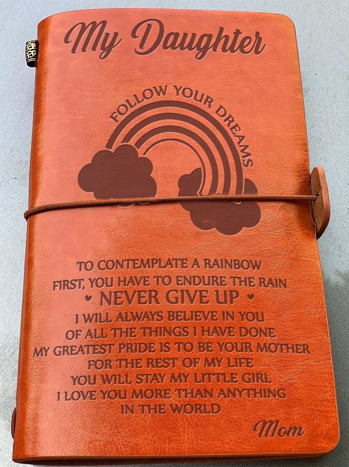 To My Daughter - Vintage Journal Notebook-A Loves Gift