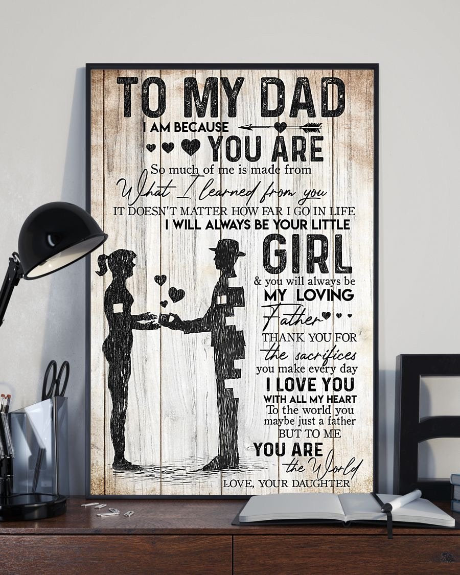 To My Dad Poster-A Loves Gift
