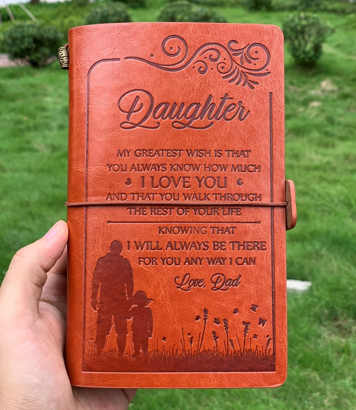 To My Daughter - Vintage Journal Notebook-A Loves Gift