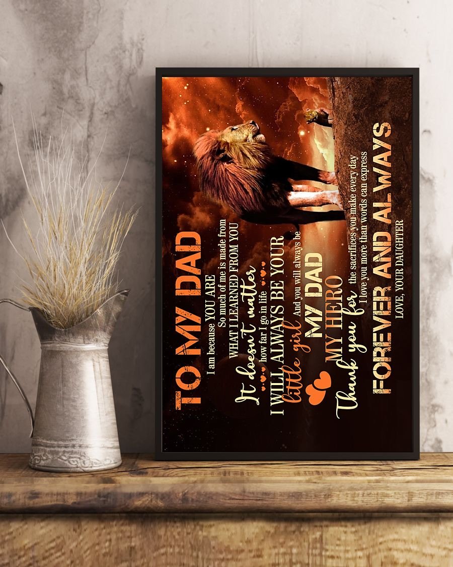 To My Dad Poster-A Loves Gift