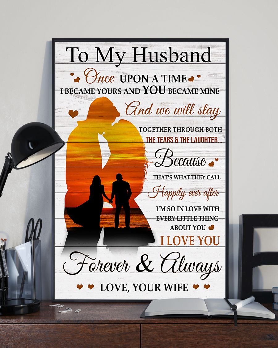 Perfect Gifts For Husband - To My Husband Poster-A Loves Gift
