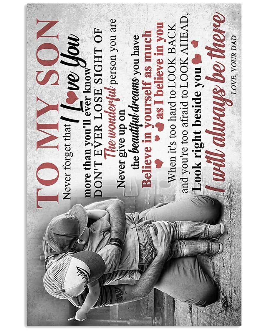 To My Son Poster - Great Gifts For Your Son-A Loves Gift