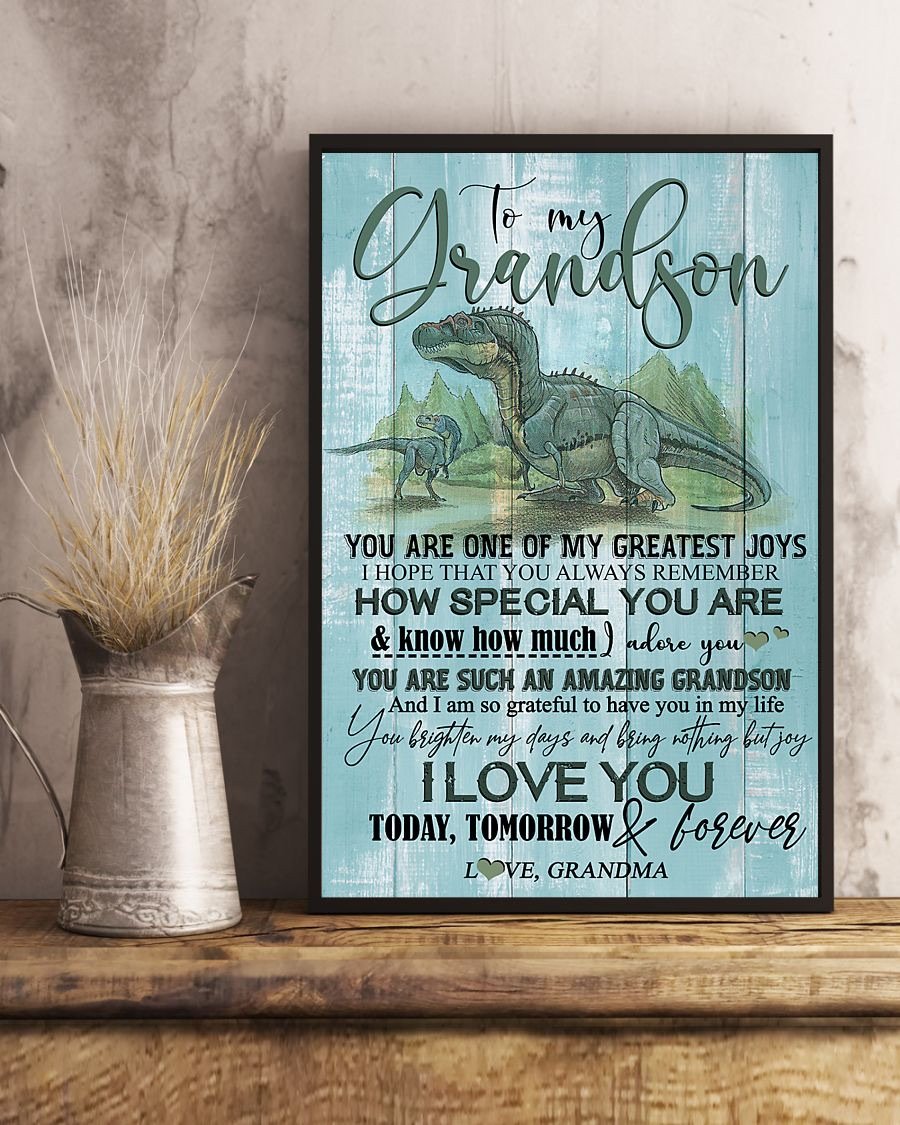 To My Grandson Poster-A Loves Gift